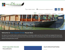 Tablet Screenshot of foursquarecruise.com
